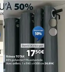 JYSK TOTAK Rideau offre