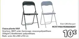 JYSK VIUF Chaise pliante offre