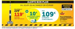 Super U BISSELL Balai aspirateur laveur crosswave hf3 offre