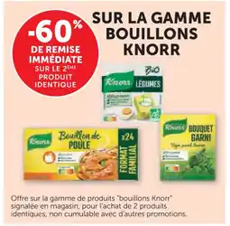 Super U KNORR Sur la gamme bouillon offre