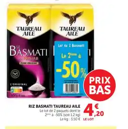 Super U TAUREAU AILE Riz basmati offre