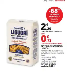 Super U LIGUORI Pâtes igp pastificio offre