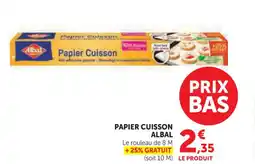 Super U ALBAL Papier cuisson offre