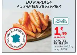 Super U U Carotte filiere offre