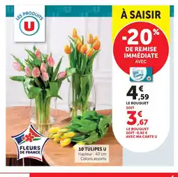 Super U U 10 Tulipes offre