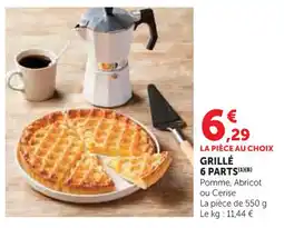 Super U Grillé 6 parts offre