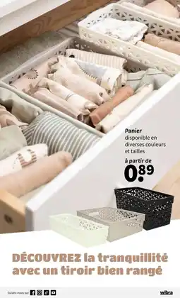 Wibra Panier offre
