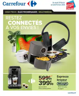 Carrefour DELONGHI Expresso broyeur offre