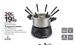 Carrefour Appareil à fondue offre