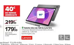 Carrefour LENOVO Tablette Idéa tab 128 Go Luna Gris offre