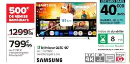 Carrefour SAMSUNG Téléviseur QLED 4K offre