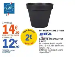 E.Leclerc Jardi EDA Pot rond toscane offre
