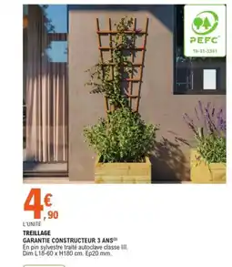 E.Leclerc Jardi Treillage offre