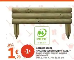 E.Leclerc Jardi Bordure droite offre