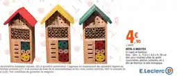 E.Leclerc Jardi Hôtel à insectes offre