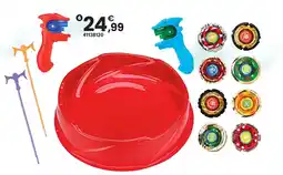 JouéClub Spin battle - arène de combat 4 toupies offre