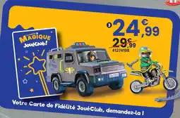 JouéClub Fourgon d'intervention des forces spéciales offre