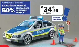 JouéClub Voiture police avec sirène et gyrophare offre
