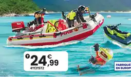 JouéClub Bateau de pompier et scooter des mer offre