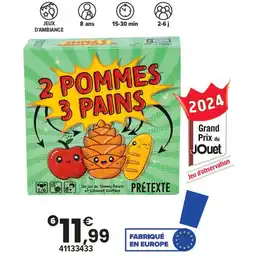 JouéClub 2 pommes 3 pains offre