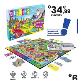 JouéClub Destins le jeu de la vie offre