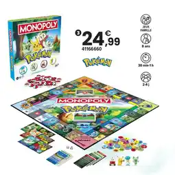JouéClub Monopoly pokémon offre