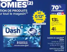 Carrefour Market Lessive en capsules dash offre