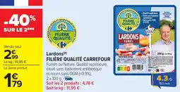Carrefour Market Lardons filière qualité carrefour offre