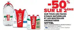 Carrefour Market Sur tous les packs d'eaux naturelles et les bouteilles aromatisées vittel offre