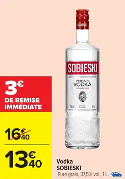 Carrefour Market Vodka sobieski offre