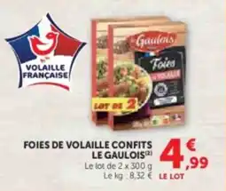 U Express Foies de volaille confits le gaulois offre