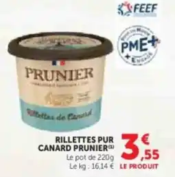 U Express Rillettes pur canard prunier offre