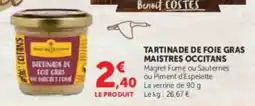 U Express Tartinade de foie gras maistres occitans offre
