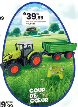 JouéClub Tracteur avec remorque rc offre