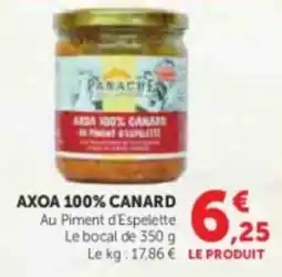 U Express Axoa 100% canard offre