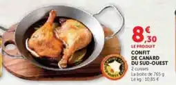 U Express Confit de canard du sud-ouest offre