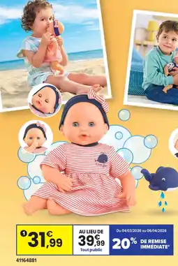 JouéClub Bébé bain calypso - baleine offre