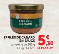 U Express Effilés de canard en sauce offre