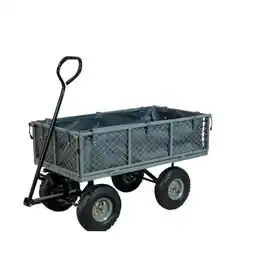 Carrefour Market Carrefour chariot de jardin multi usages à bascule offre