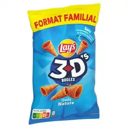 Carrefour 3d's chips sachets individuels format familial offre