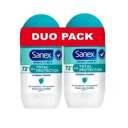 Carrefour Sanex déodorant derma care + duo pack offre