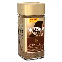 Carrefour Nescafé café soluble spécial filtre offre spéciale offre