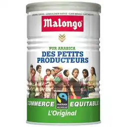 Carrefour Malongo café moulu pur arabica offre
