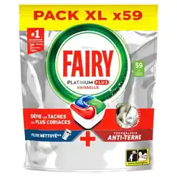 Carrefour Fairy capsules pour lave-vaisselle pack xl offre
