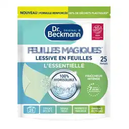Carrefour Dr beckmann lessive en feuilles offre