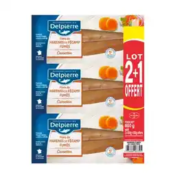 Carrefour Delpierre filets de harengs de fécamp fumés offre