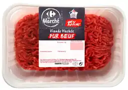 Carrefour Viande hachée 15% m.g. carrefour le marché offre