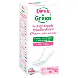 Carrefour Love & green protections hygiéniques offre