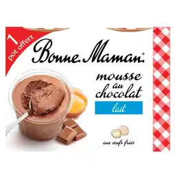 Carrefour Bonne maman mousse offre