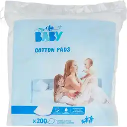 Carrefour Carrefour baby cotton pads offre